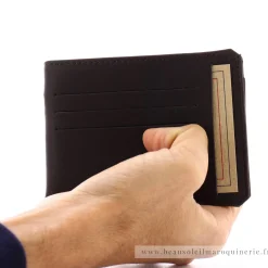 Les Ateliers Foures Porte papiers Centure zip au dos Baroudeur*Homme Porte-Papiers|Porte-Cartes Homme