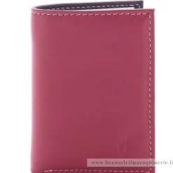 Francinel Porte-cartes Casual multicolore cuir 14 fentes*Femme Porte-Cartes Femme