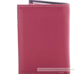 Francinel Porte-cartes Casual multicolore cuir 14 fentes*Femme Porte-Cartes Femme