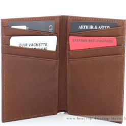 Arthur Aston Porte-cartes cuir pleine fleur Oscar*Homme Porte-Cartes Homme