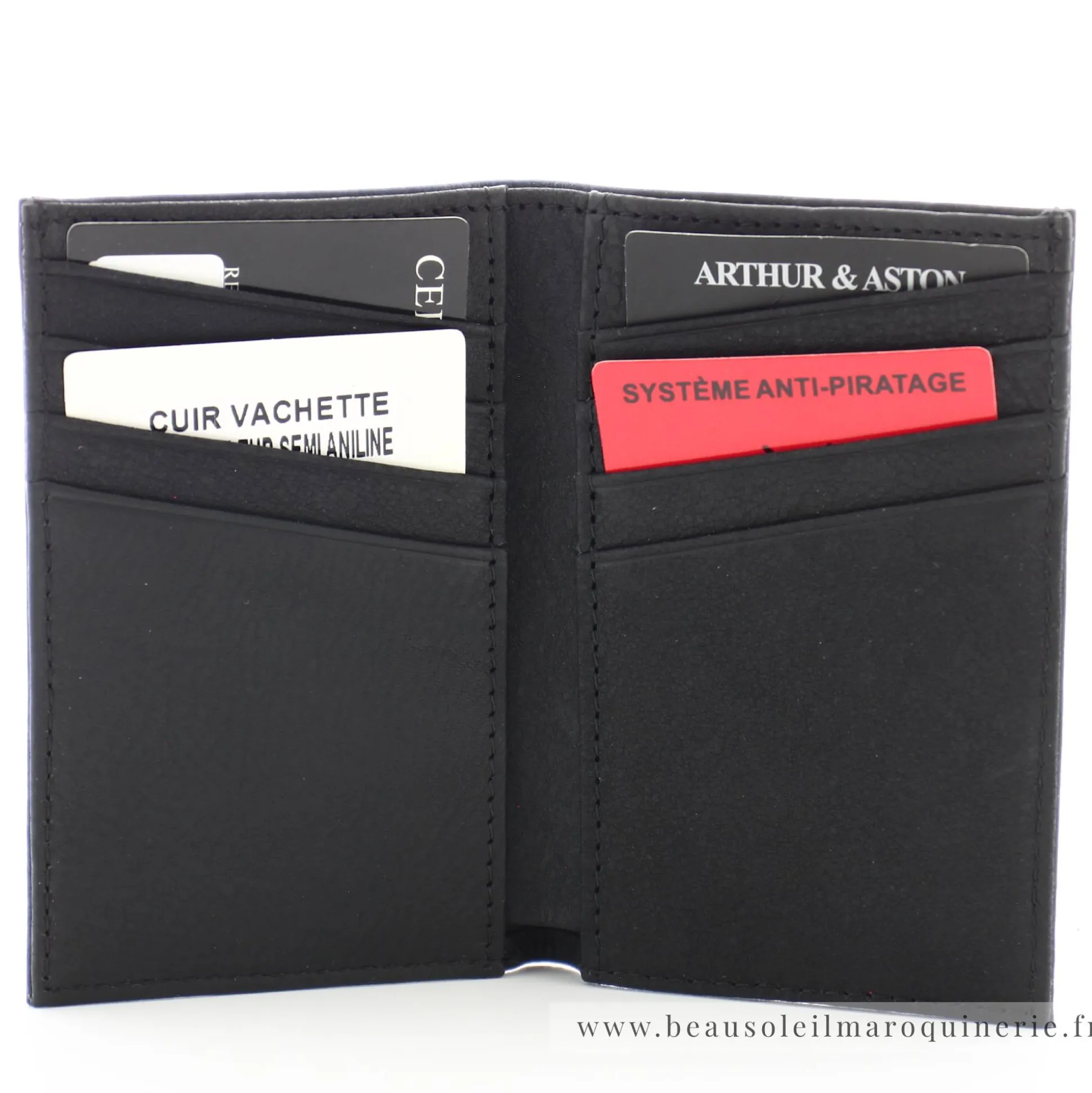 Arthur Aston Porte-cartes cuir pleine fleur Oscar*Homme Porte-Cartes Homme