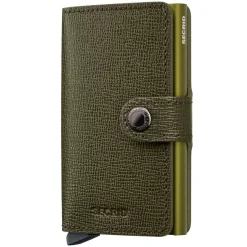 Secrid Porte-cartes cuir texture Miniwallet Crisple*Femme Porte-Cartes Femme