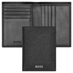Hugo Boss Porte-cartes double Classic Grained en cuir graine*Homme Porte-Cartes Homme