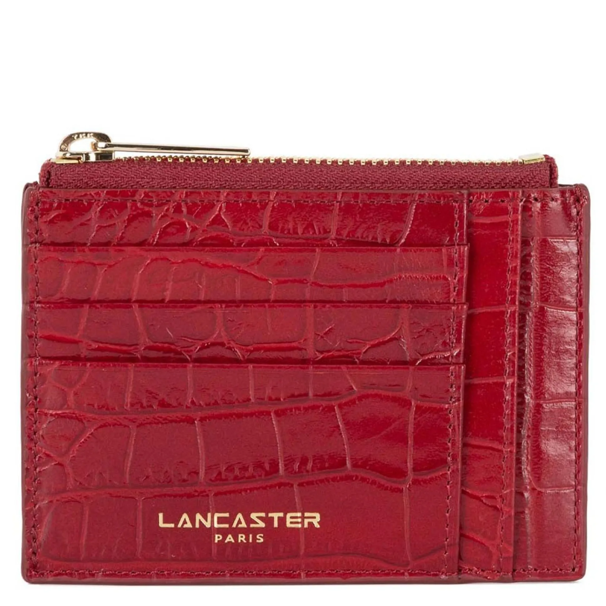Lancaster Porte-cartes effet croco Exo*Femme Porte-Cartes Femme