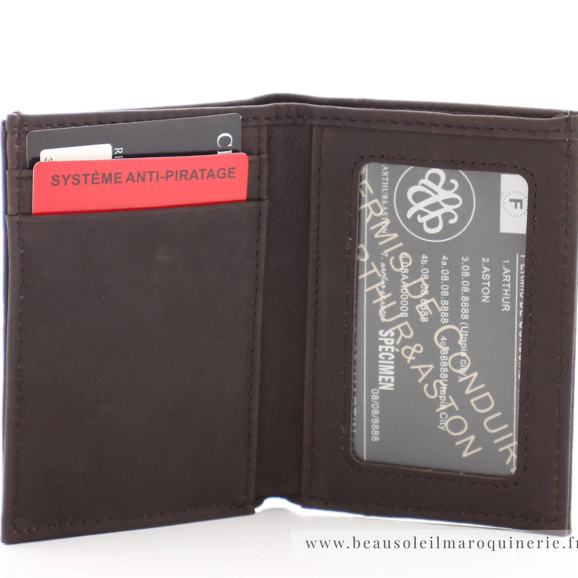 Arthur Aston Porte-cartes en cuir Oscar*Homme Porte-Cartes Homme