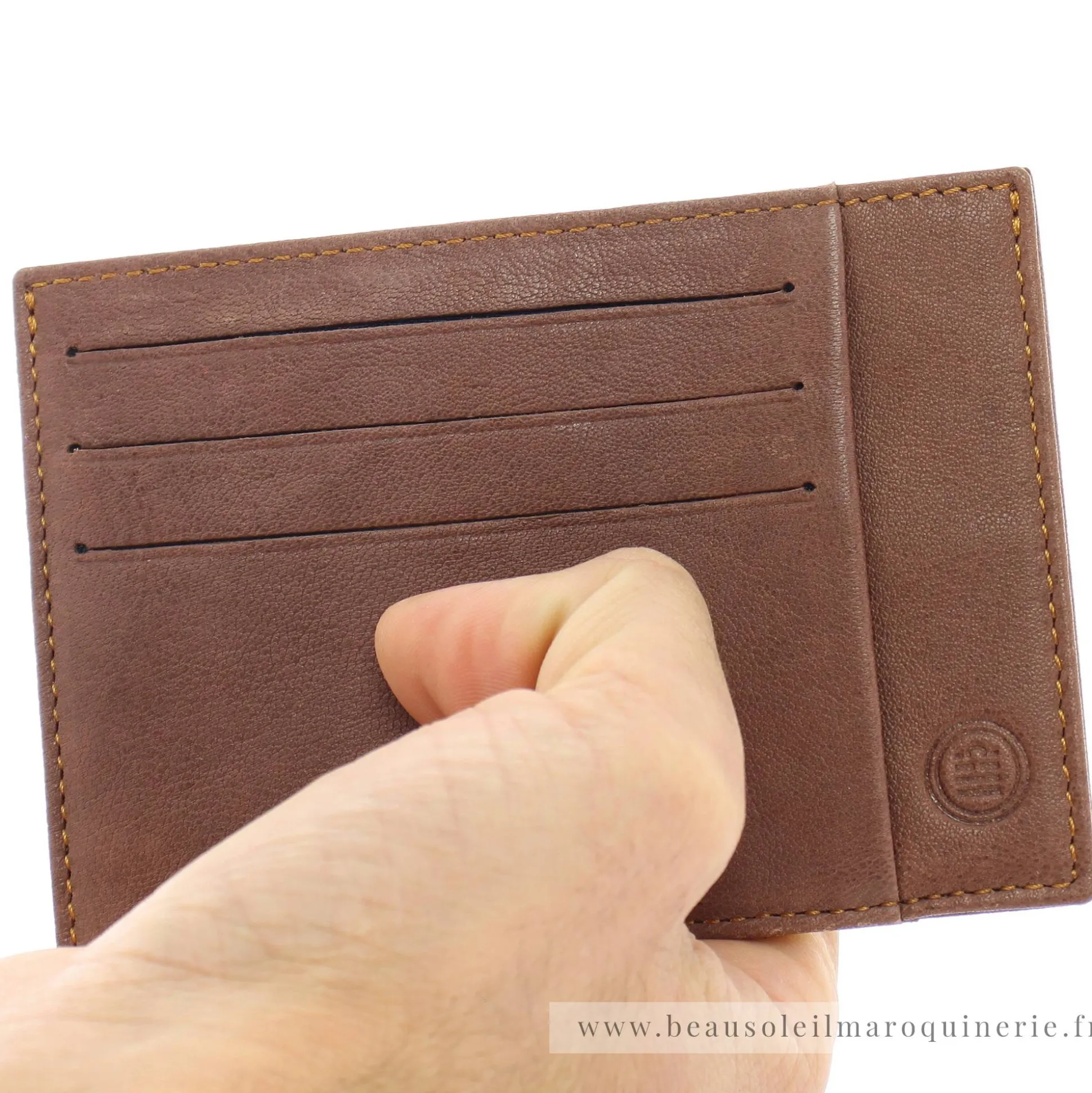 Serge Blanco Porte-cartes homme Anchorage en cuir*Homme Porte-Cartes Homme
