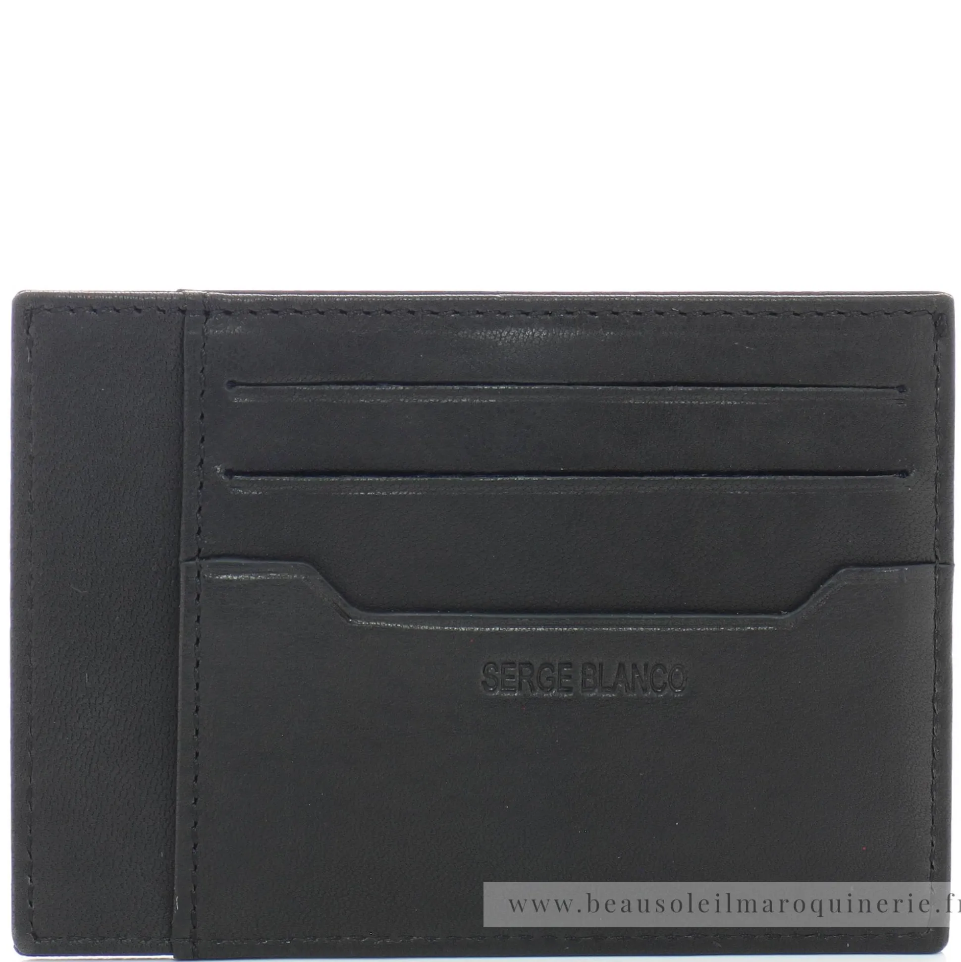Serge Blanco Porte-cartes homme Anchorage en cuir*Homme Porte-Cartes Homme