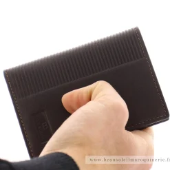David William Porte-cartes homme Coulter en cuir*Homme Porte-Cartes Homme