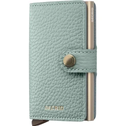 Secrid Porte-cartes Miniwallet Pebble cuir graine*Femme Porte-Cartes Femme