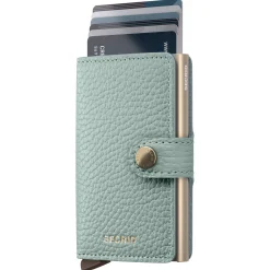Secrid Porte-cartes Miniwallet Pebble cuir graine*Femme Porte-Cartes Femme
