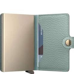 Secrid Porte-cartes Miniwallet Pebble cuir graine*Femme Porte-Cartes Femme