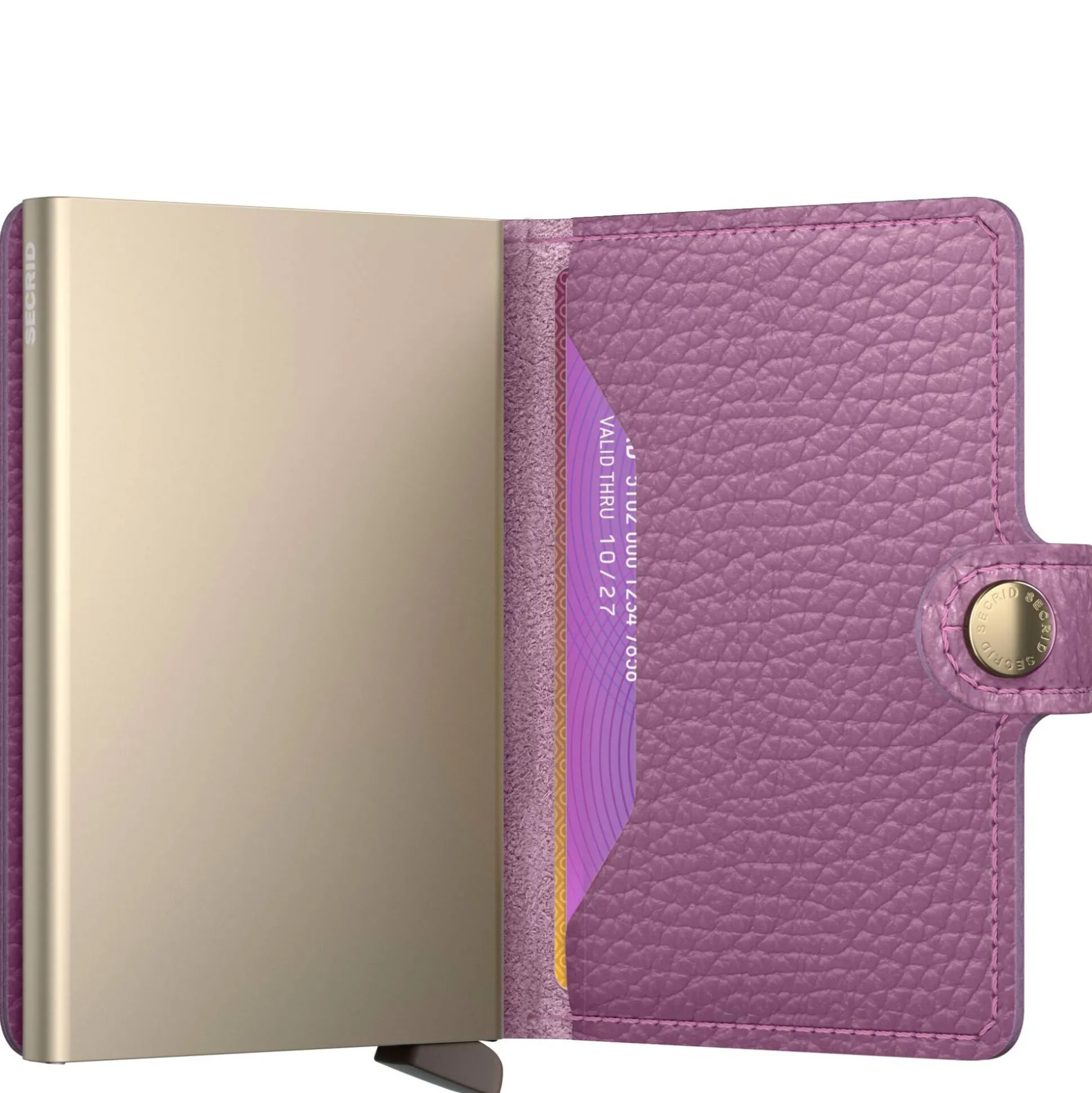 Secrid Porte-cartes Miniwallet Pebble cuir graine*Femme Porte-Cartes Femme
