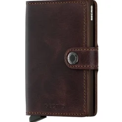 Secrid Porte-cartes Miniwallet Vintage cuir effet vieilli*Homme Portefeuilles Homme|Porte-Cartes Homme