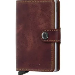 Secrid Porte-cartes Miniwallet Vintage cuir effet vieilli*Homme Portefeuilles Homme|Porte-Cartes Homme