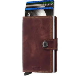Secrid Porte-cartes Miniwallet Vintage cuir effet vieilli*Homme Portefeuilles Homme|Porte-Cartes Homme