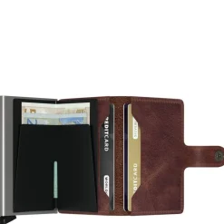 Secrid Porte-cartes Miniwallet Vintage cuir effet vieilli*Homme Portefeuilles Homme|Porte-Cartes Homme
