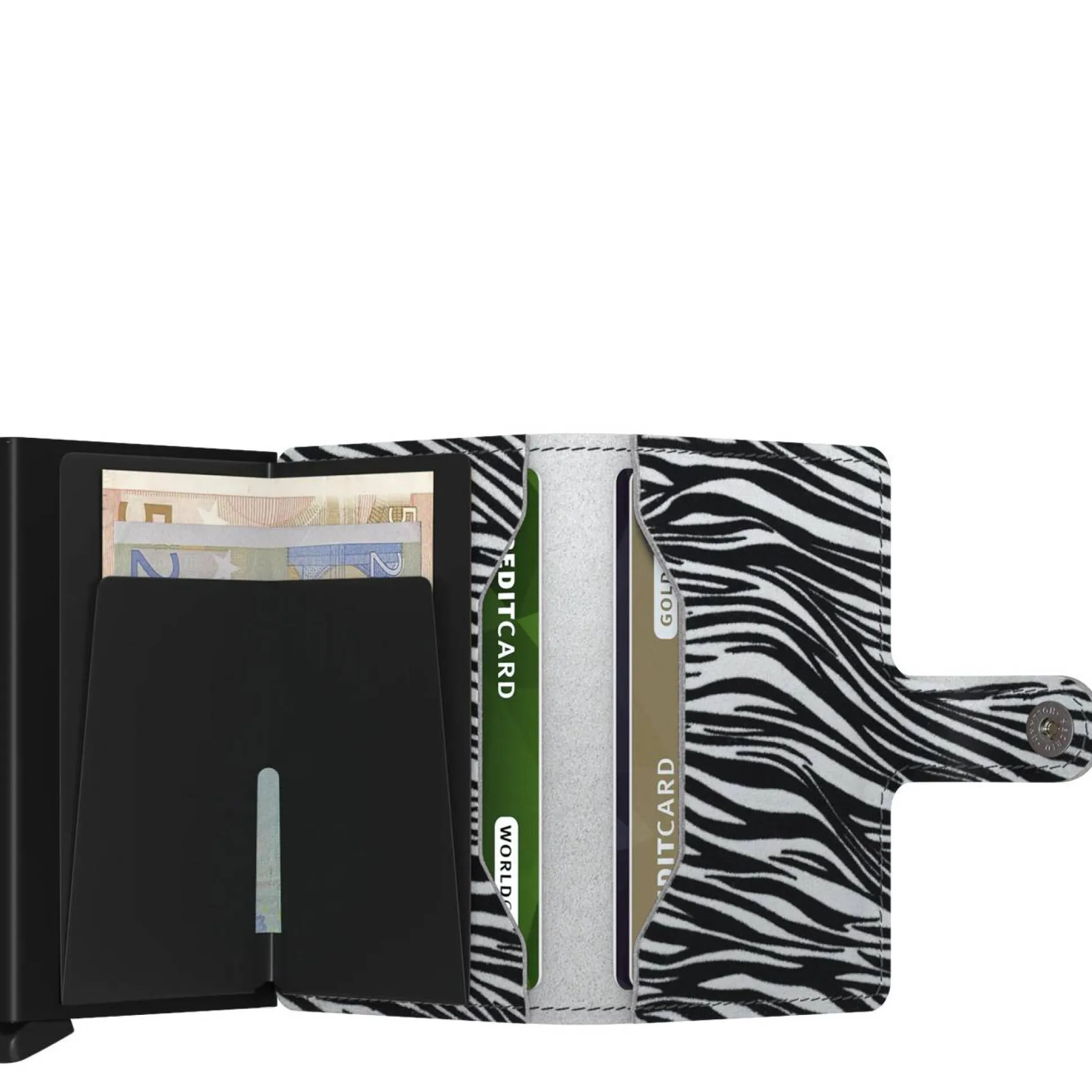Secrid Porte-cartes Miniwallet Zebra imprime zebre*Femme Porte-Cartes Femme