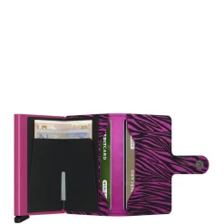 Secrid Porte-cartes Miniwallet Zebra imprime zebre*Femme Porte-Cartes Femme