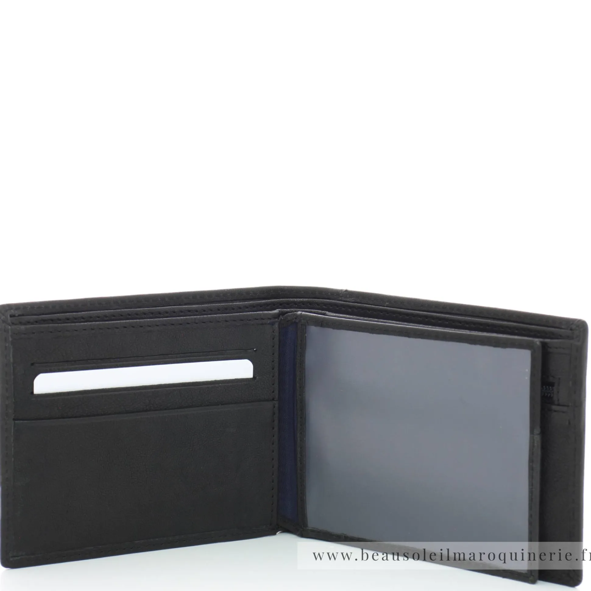 Serge Blanco Porte-cartes porte monnaie en cuir Anchorage*Homme Porte-Cartes Homme