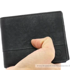 Serge Blanco Porte-cartes porte monnaie en cuir Anchorage*Homme Porte-Cartes Homme