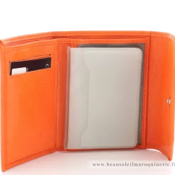Arthur Aston Porte-cartes rabat Juliette en cuir*Femme Porte-Cartes Femme