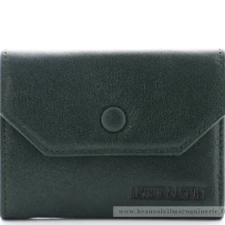 Arthur Aston Porte-cartes rabat Juliette en cuir*Femme Porte-Cartes Femme