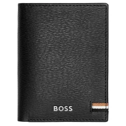 Hugo Boss Porte-cartes Trifold Iconic en cuir texture*Homme Porte-Cartes Homme