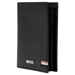 Hugo Boss Porte-cartes Trifold Iconic en cuir texture*Homme Porte-Cartes Homme