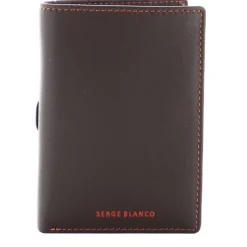 Serge Blanco Porte-cartes Wyoming en cuir 2 volets*Homme Porte-Cartes Homme