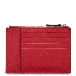 Lancel Porte-cartes zippe Ninon en cuir graine*Femme Porte-Cartes Femme