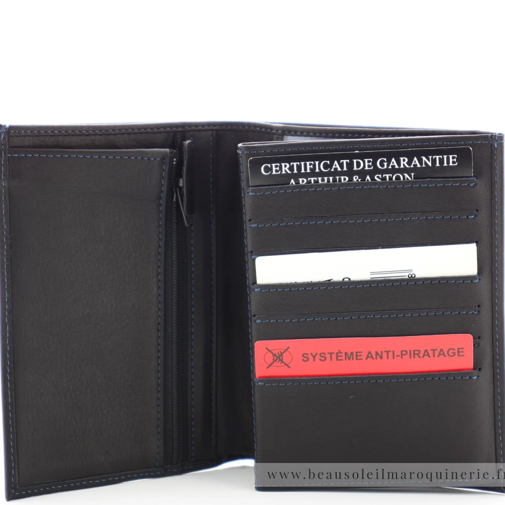 Arthur Aston Portefeuille 4 volets en cuir Pablo*Homme Portefeuilles Homme