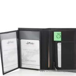 Francinel Portefeuille 2 volets en cuir gras Pialota*Homme Portefeuilles Homme