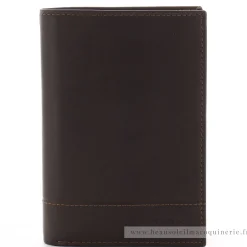 Francinel Portefeuille 2 volets en cuir gras Pialota*Homme Portefeuilles Homme