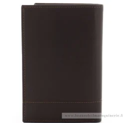 Francinel Portefeuille 2 volets en cuir gras Pialota*Homme Portefeuilles Homme