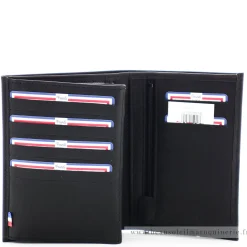 Frandi Portefeuille 3 volets en cuir Authentique*Homme Portefeuilles Homme