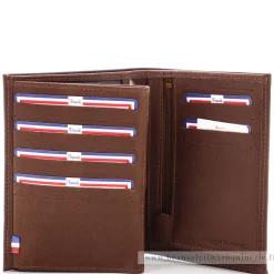 Frandi Portefeuille 3 volets en cuir Authentique*Homme Portefeuilles Homme