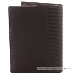 David William Portefeuille 2 volets en cuir Anti-piratage Coulter*Homme Portefeuilles Homme