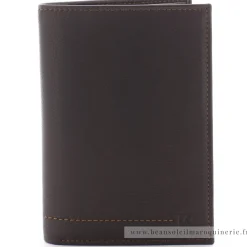 David William Portefeuille 2 volets Helva en cuir de vachette*Homme Portefeuilles Homme