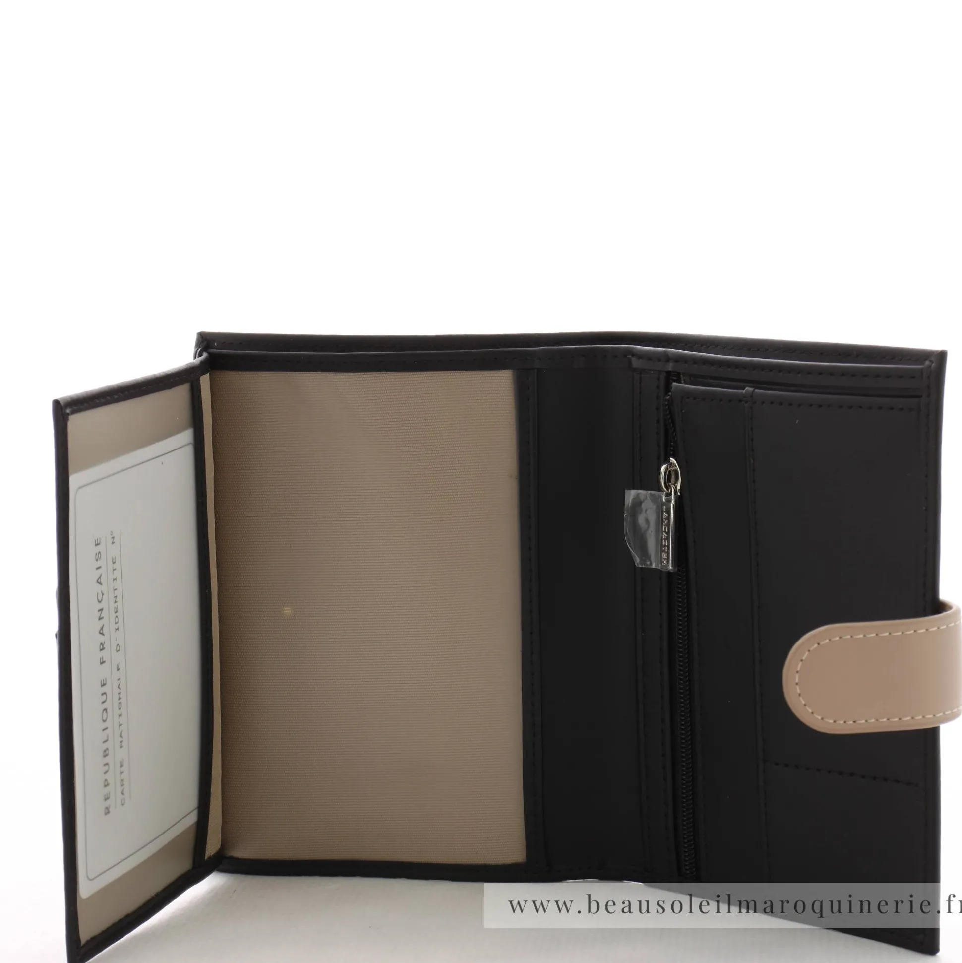 Lancaster Portefeuille a bouton pression Smooth*Femme Porte-Cartes Femme|Portefeuilles Femme