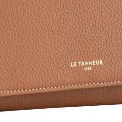 Le Tanneur Portefeuille a rabat Emilie en cuir graine*Femme Porte-Cartes Femme|Portefeuilles Femme