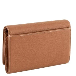 Le Tanneur Portefeuille a rabat Emilie en cuir graine*Femme Porte-Cartes Femme|Portefeuilles Femme