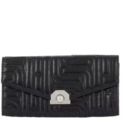 Lancel Portefeuille a rabat Midi-Minuit matelasse*Femme Portefeuilles Femme