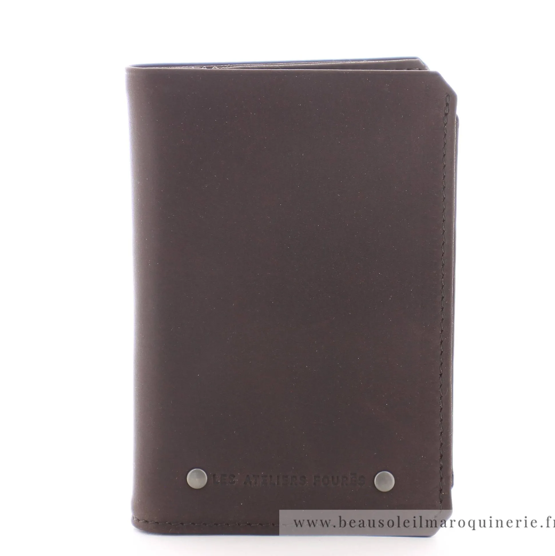 Les Ateliers Foures Portefeuille Achille rabat cartes Baroudeur*Homme Portefeuilles Homme