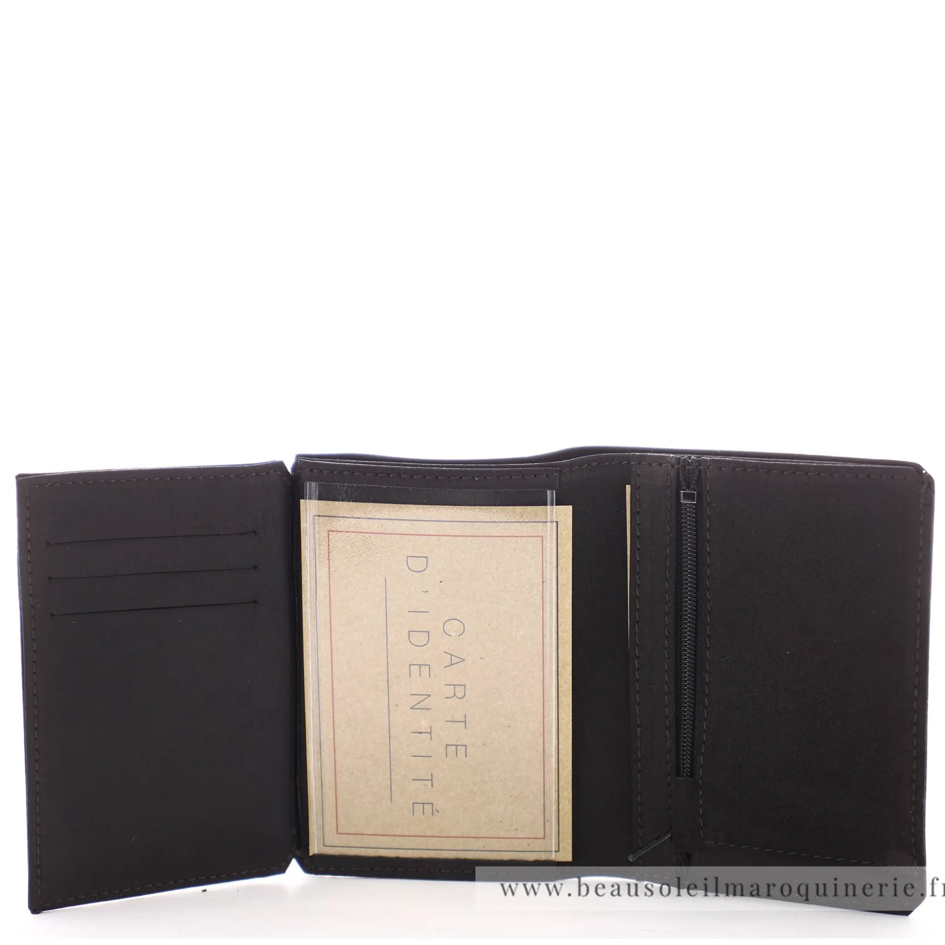 Les Ateliers Foures Portefeuille Achille rabat cartes Baroudeur*Homme Portefeuilles Homme