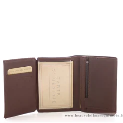 Les Ateliers Foures Portefeuille Achille rabat cartes Baroudeur*Homme Portefeuilles Homme
