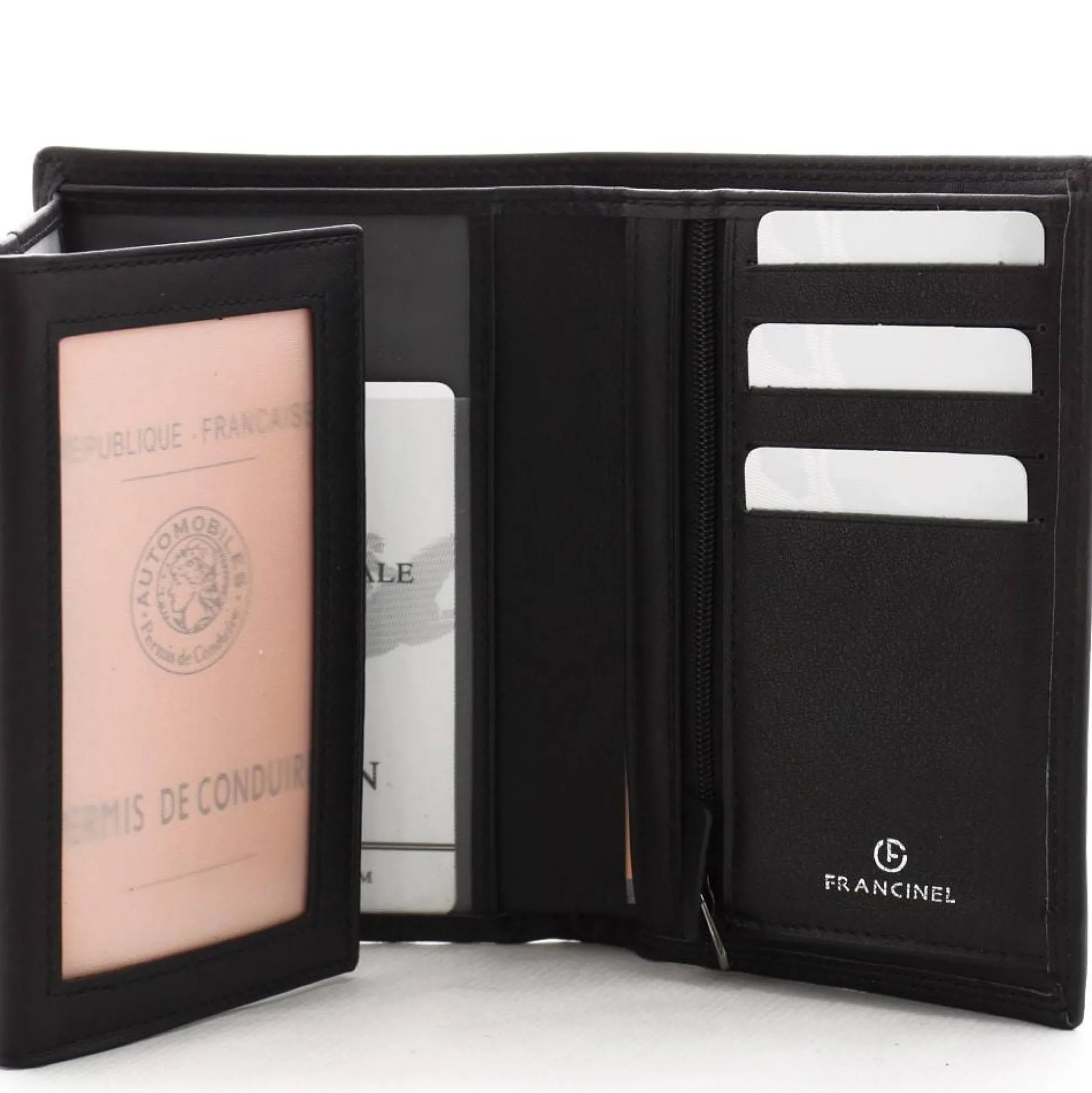 Francinel Portefeuille Bruges 3 volets en cuir de vachette*Homme Portefeuilles Homme