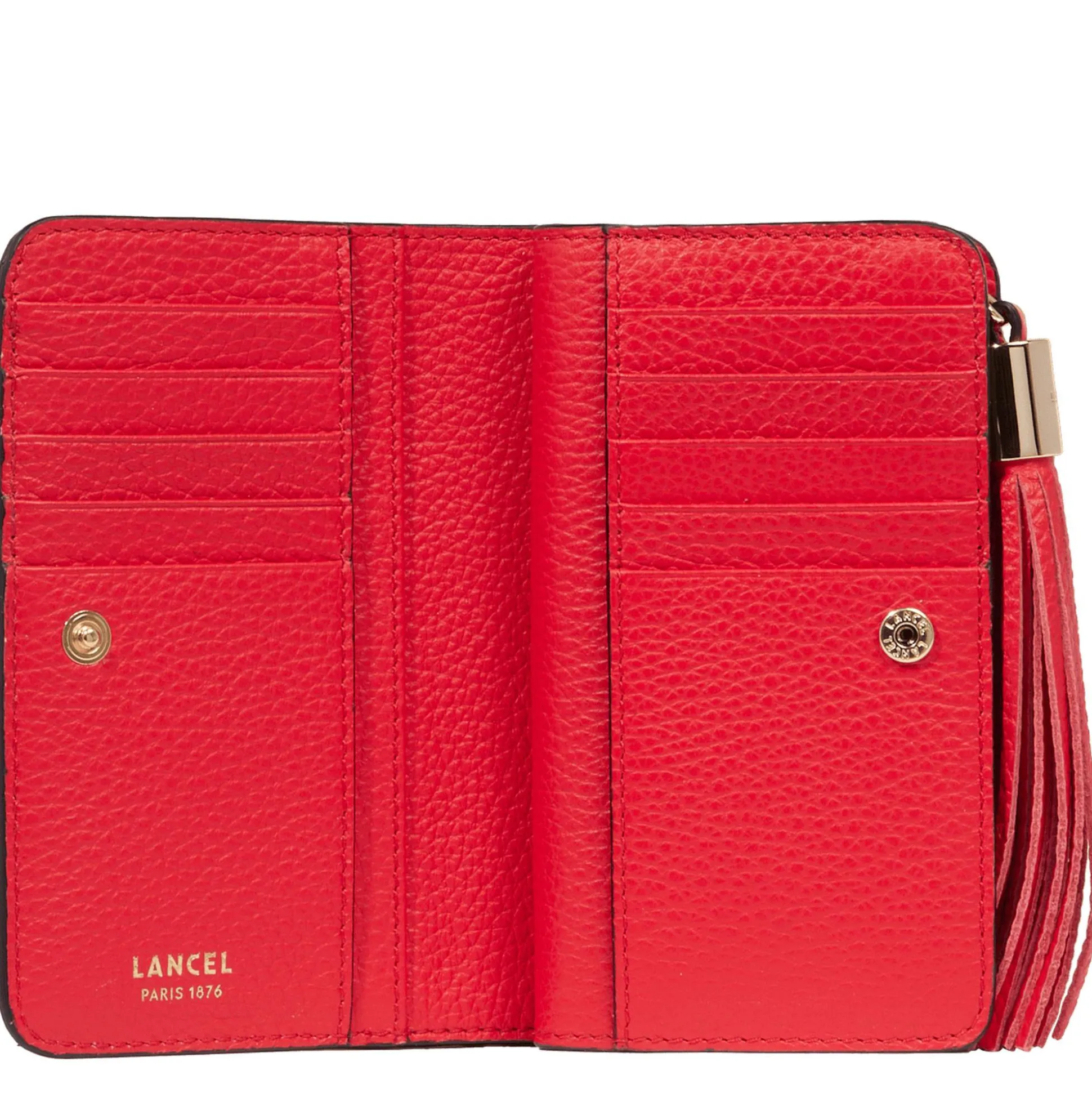Lancel Portefeuille compact zippe Premier Flirt*Femme Portefeuilles Femme