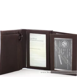 Arthur Aston Portefeuille cuir 3 volets Bart*Homme Portefeuilles Homme