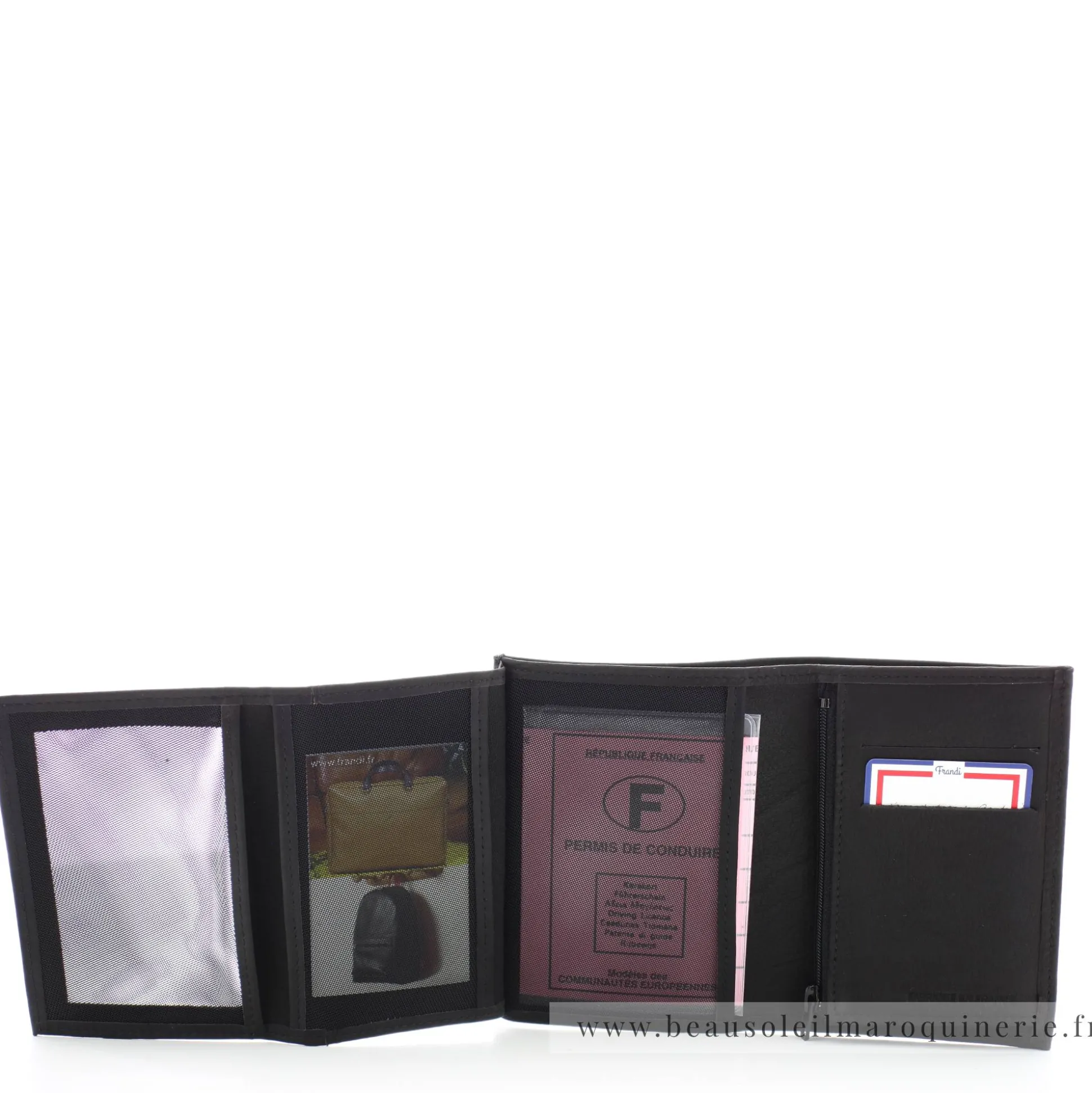 Frandi Portefeuille cuir Authentique pour papiers*Homme Portefeuilles Homme