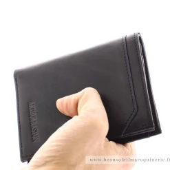 Arthur Aston Portefeuille en cuir de vachette Ennis*Homme Portefeuilles Homme